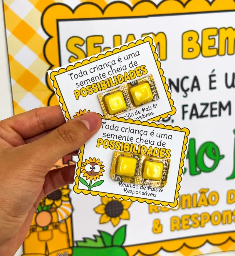 Kit Reunião de Pais - Girassol — imagem 5