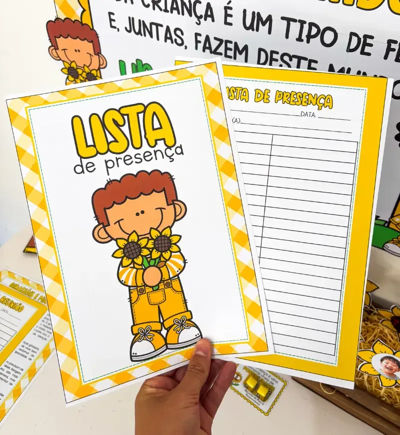 Kit Reunião de Pais - Girassol — imagem 6
