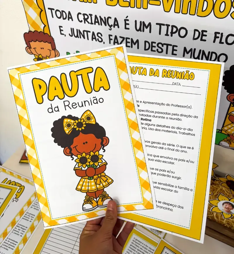 Kit Reunião de Pais - Girassol — imagem 7