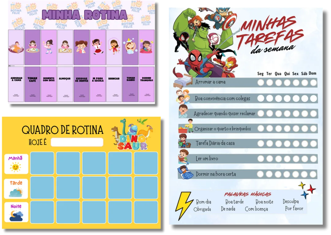 KIT ROTINA FELIZ / KIT MINHA ROTINA — imagem 2