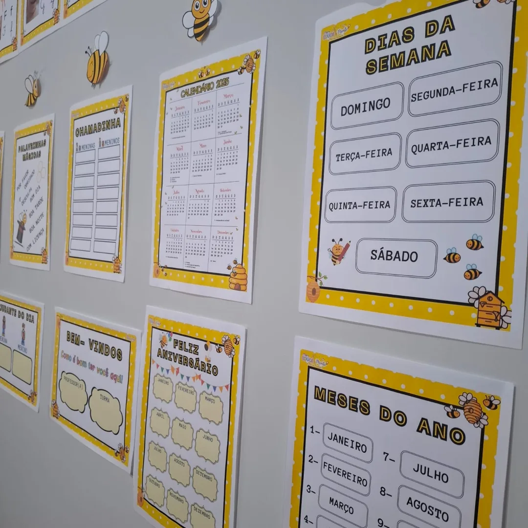 💛🐝 KIT SALA ABELHINHA 🐝💛 — imagem 4