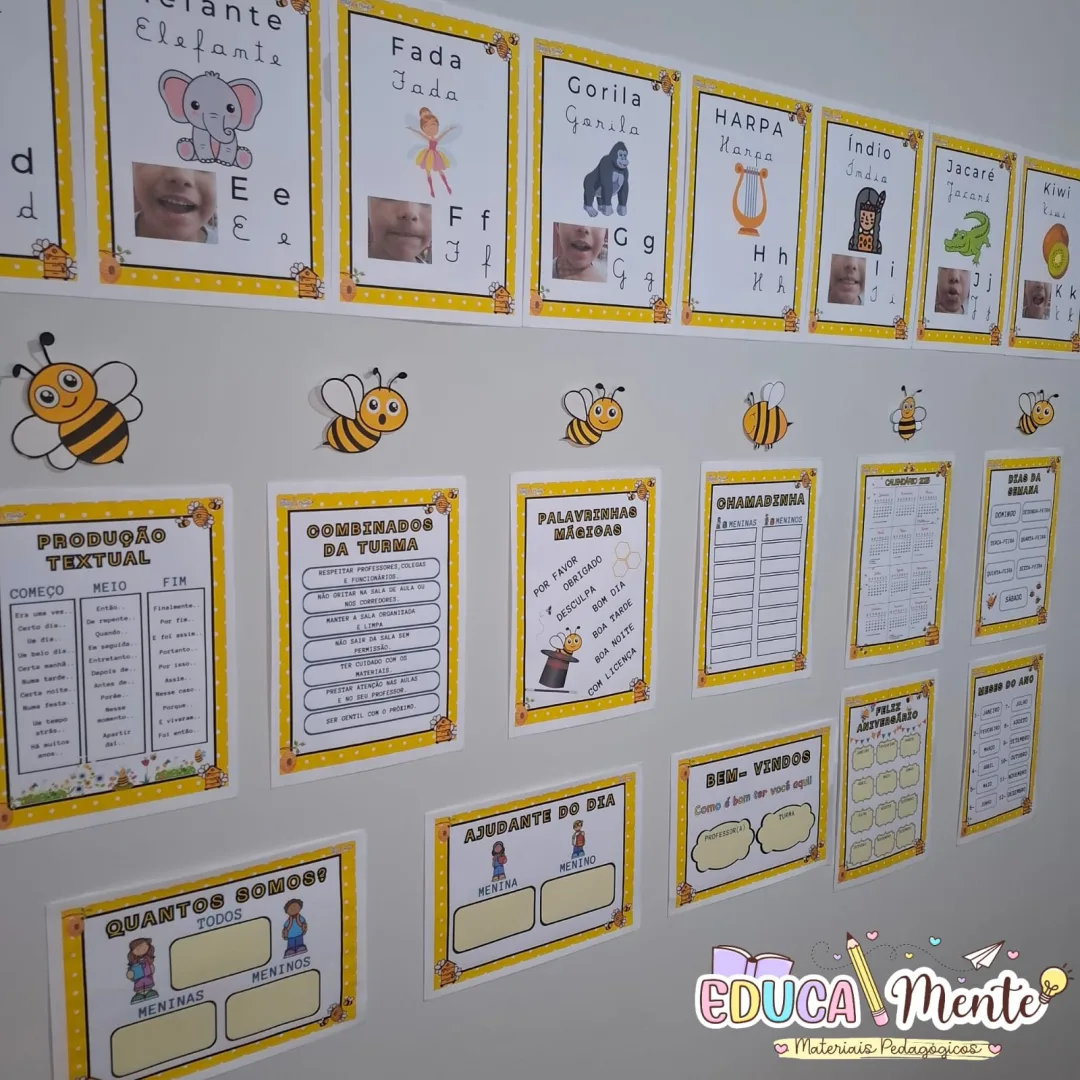 💛🐝 KIT SALA ABELHINHA 🐝💛 — imagem 6