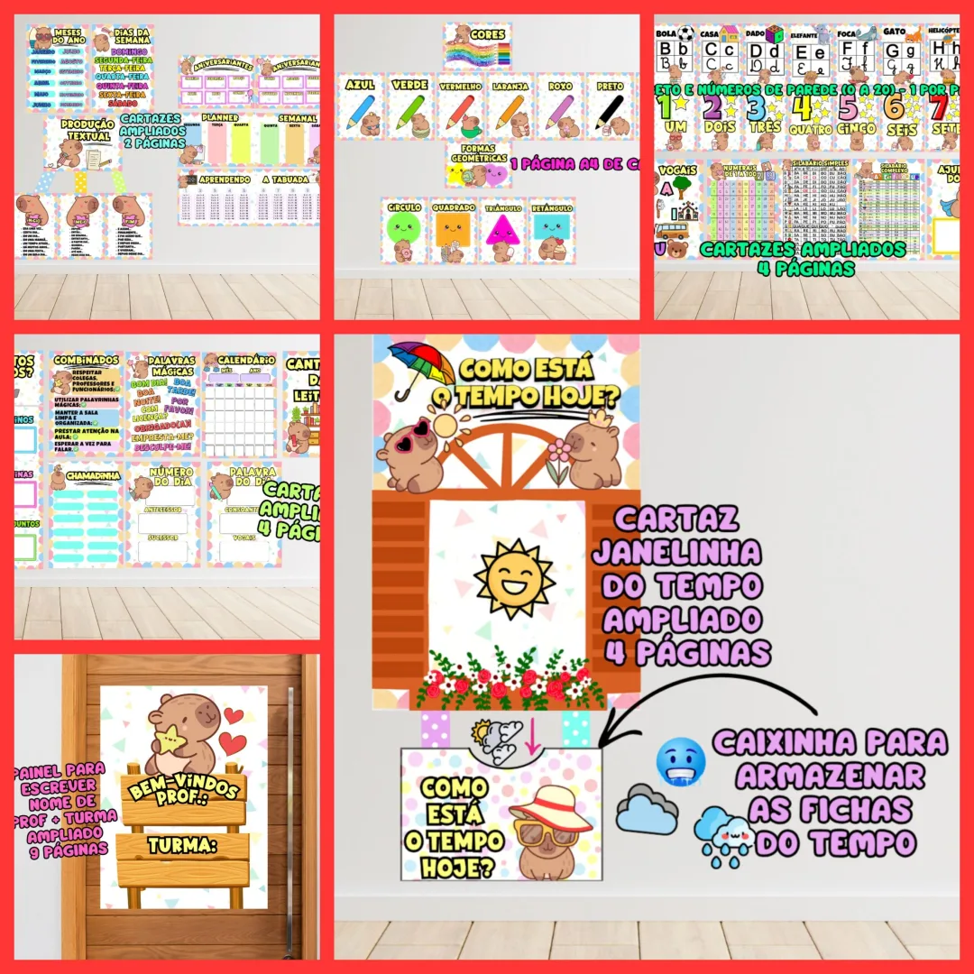 KIT SALA: CAPIVARA — imagem 2
