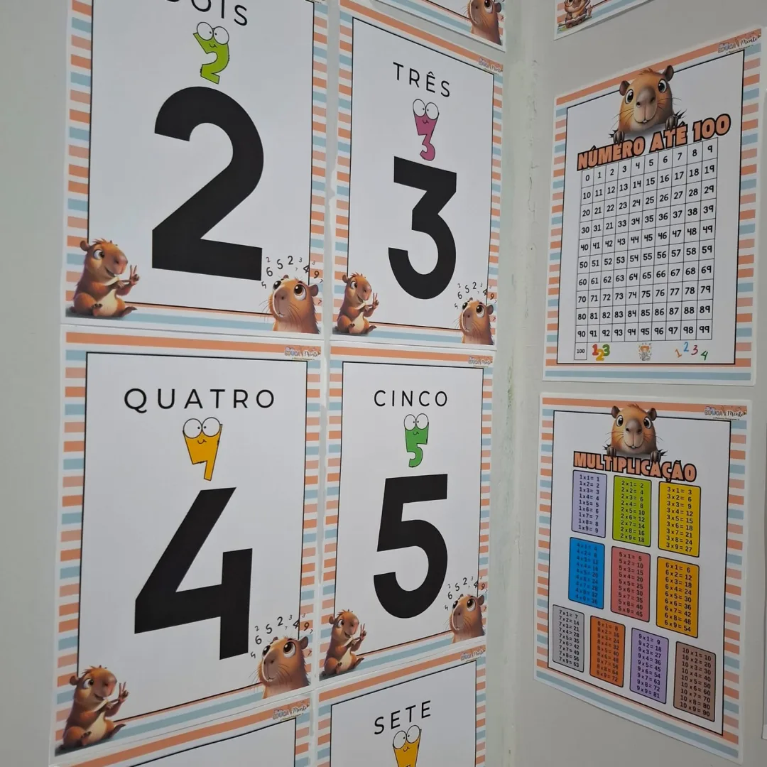 🧡🤎 KIT SALA CAPIVARA 🤎🧡 — imagem 3