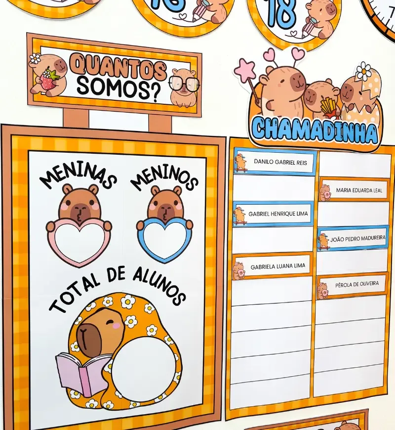 Kit Sala de Aula Capivara — imagem 5