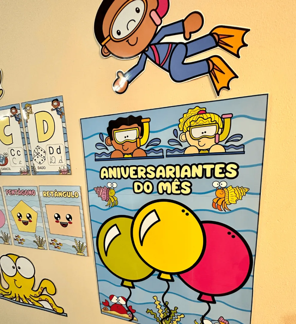 Kit Sala de Aula - Fundo do Mar — imagem 2