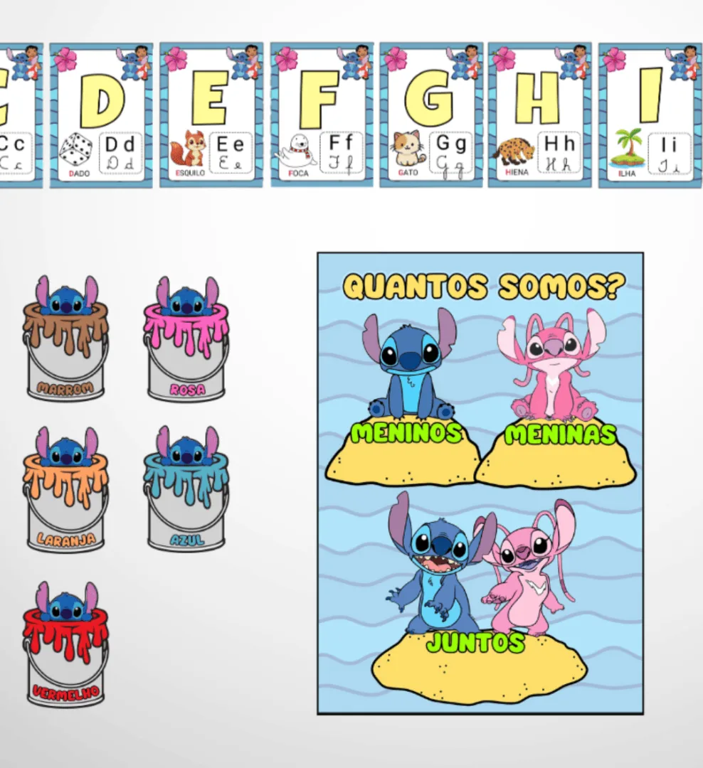 Kit Sala de Aula - Stitch — imagem 5
