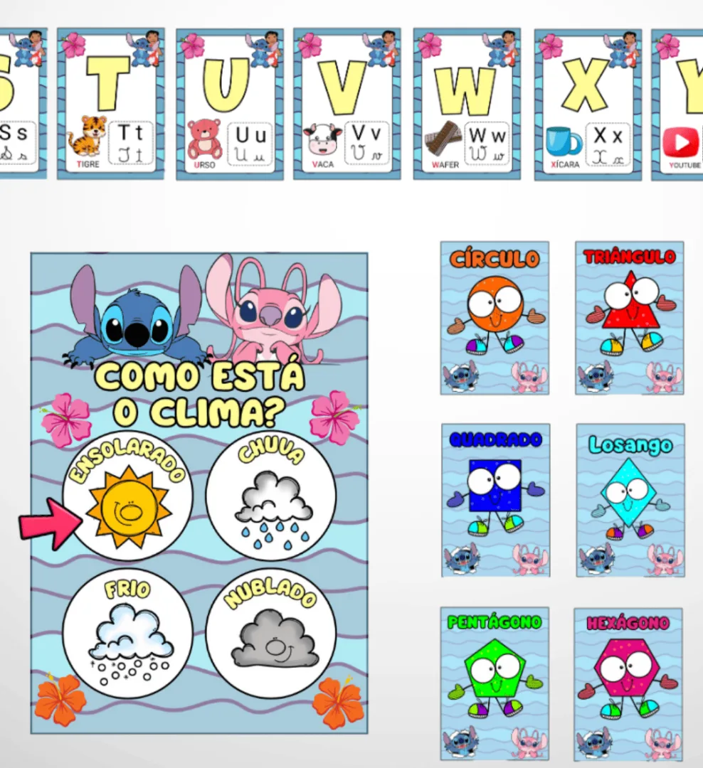 Kit Sala de Aula - Stitch — imagem 7