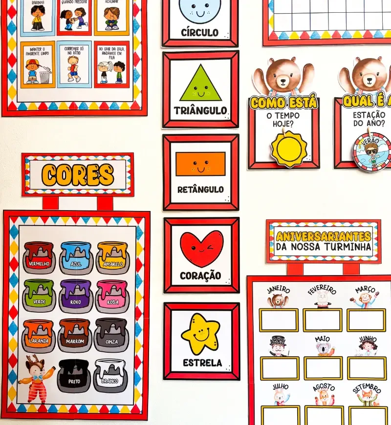 Kit Sala Educação Infantil- Circo dos Bichinhos — imagem 2