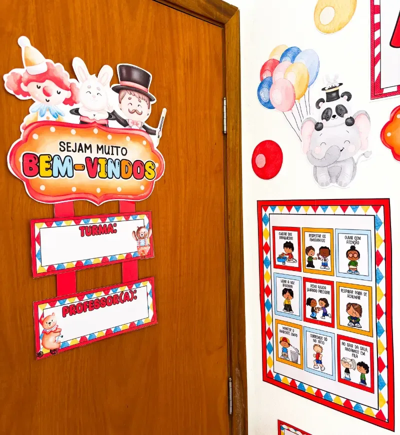 Kit Sala Educação Infantil- Circo dos Bichinhos — imagem 5