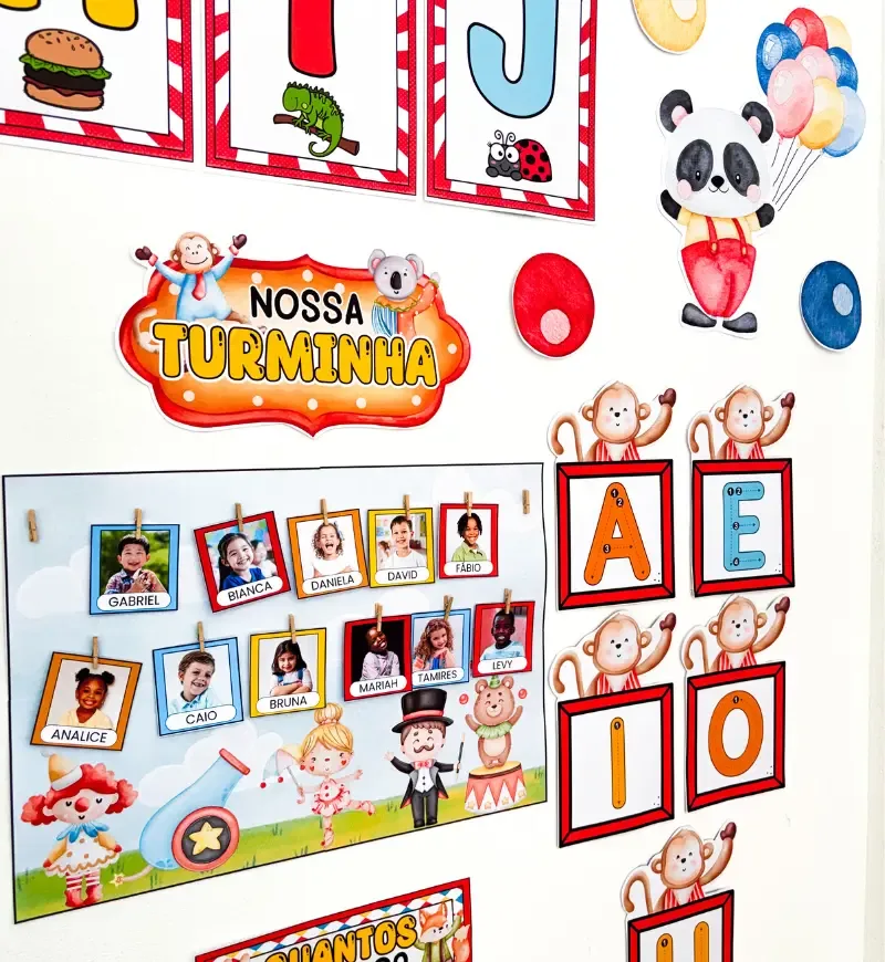 Kit Sala Educação Infantil- Circo dos Bichinhos — imagem 7