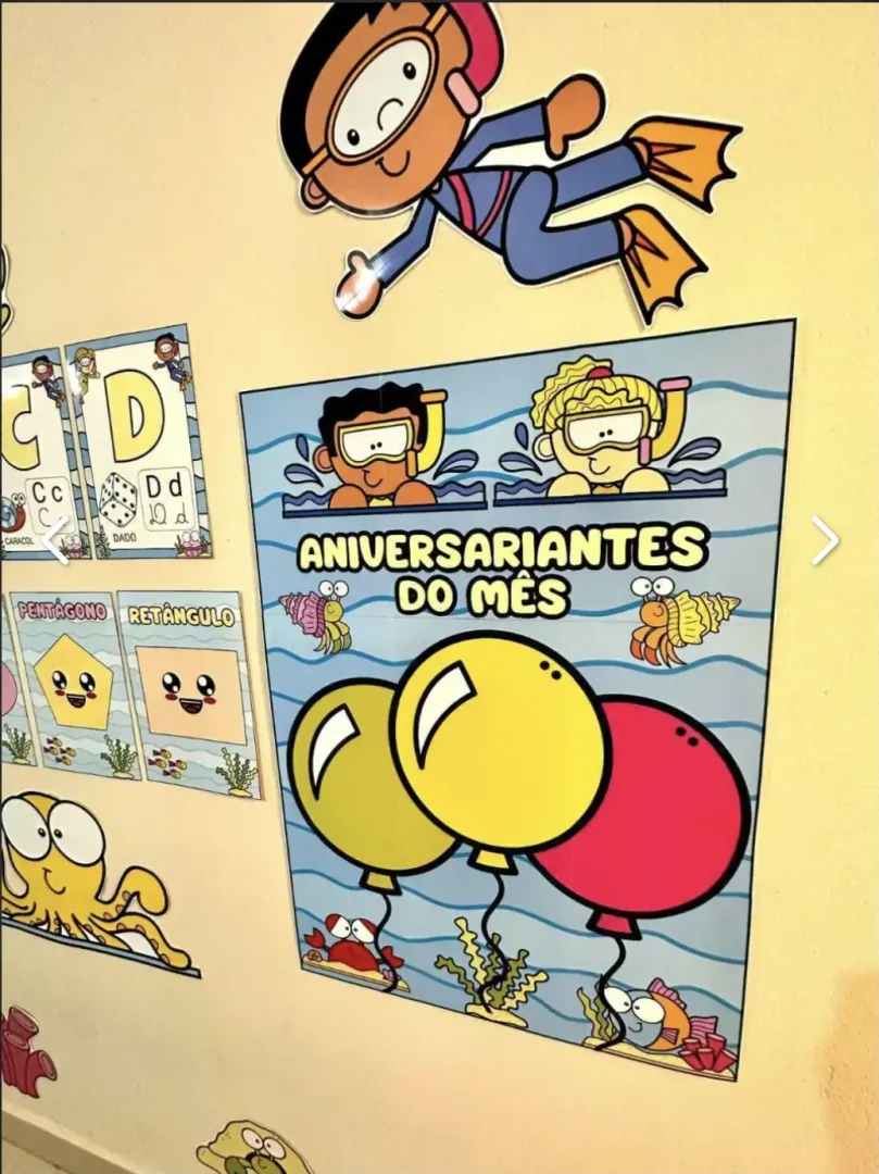 🩵KIT SALA FUNDO DO MAR🩵 — imagem 2