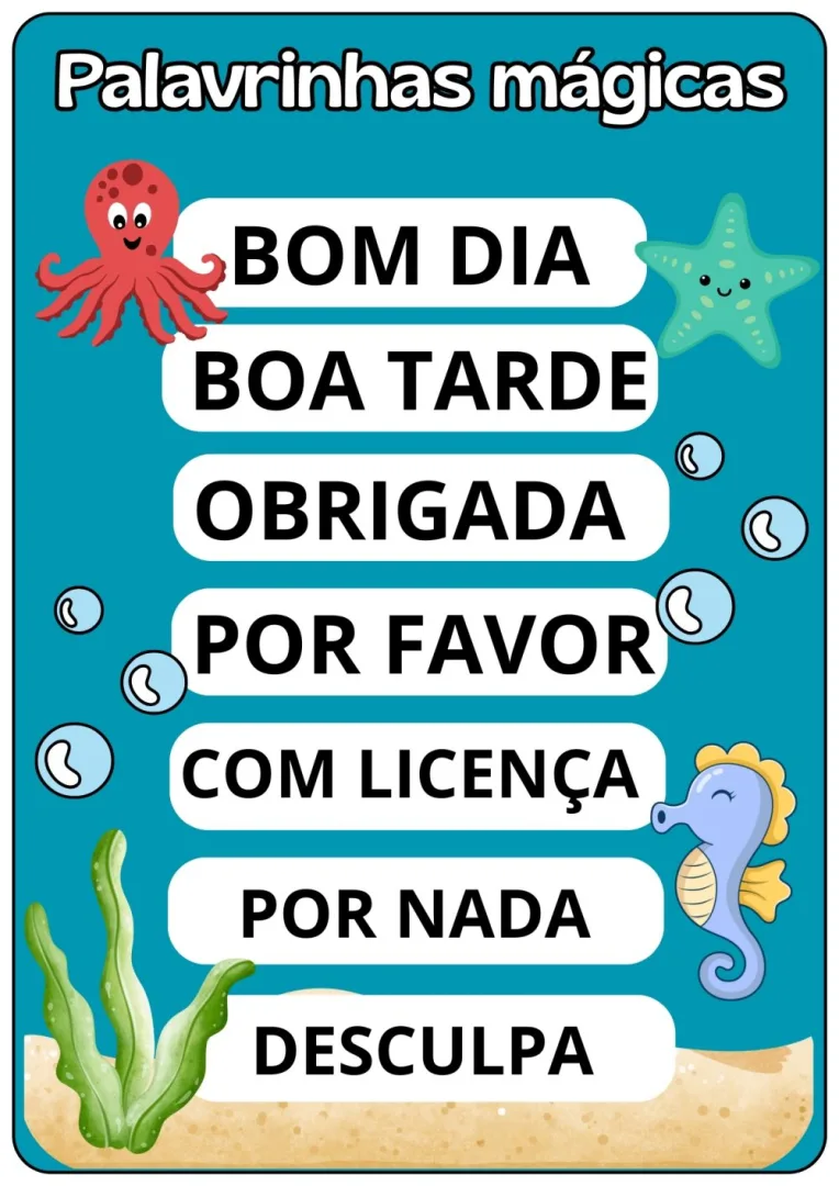 Kit Sala Fundo do Mar — Pronto para Imprimir — imagem 3