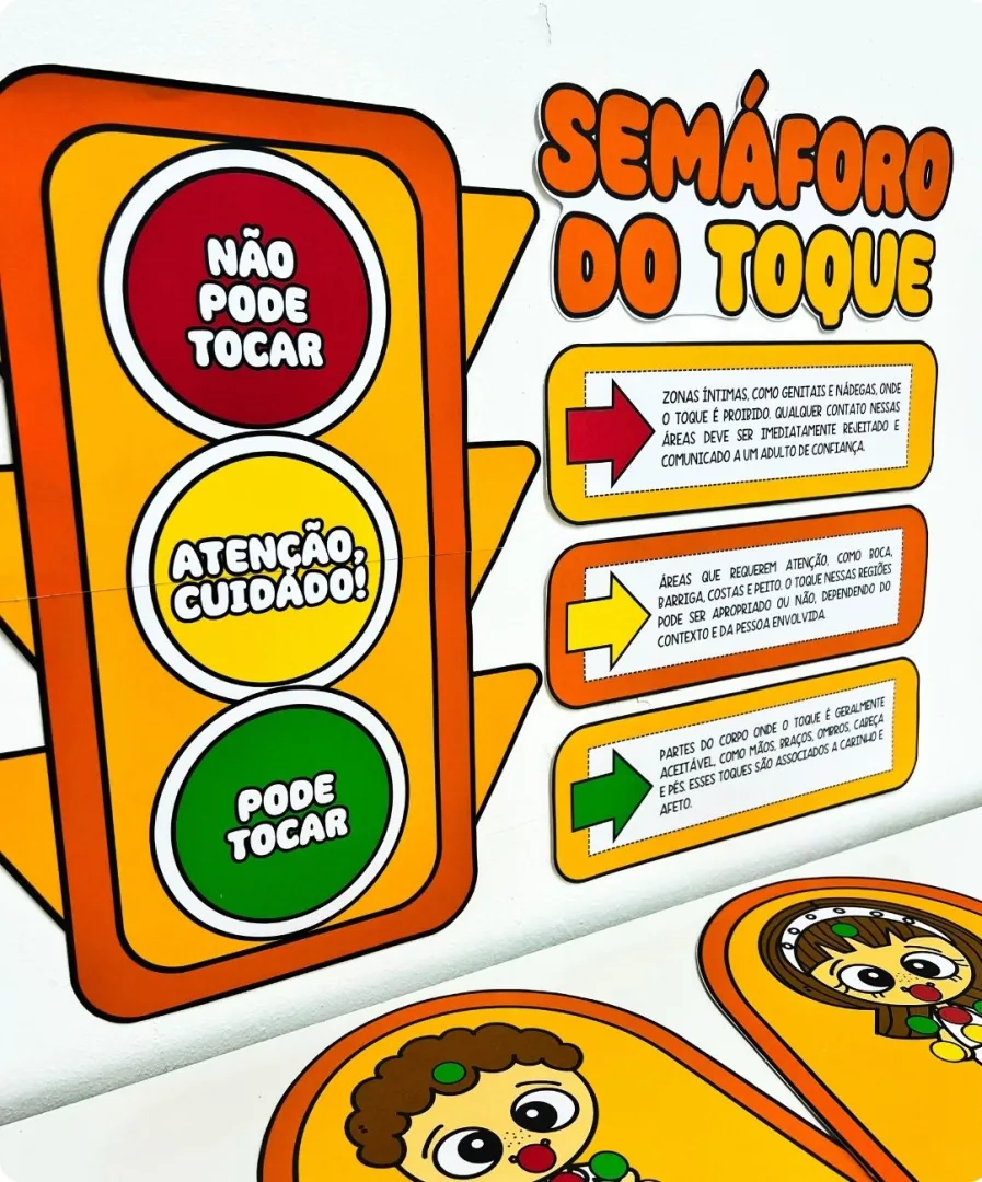 KIT SEMÁFORO DO COMPORTAMENTO MAIO LARANJA - BNCC — imagem 4
