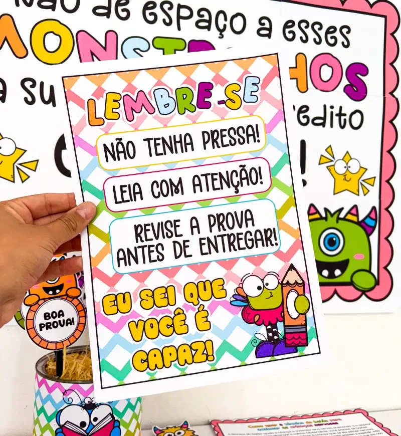 Kit Semana de Provas - Monstrinhos — imagem 5