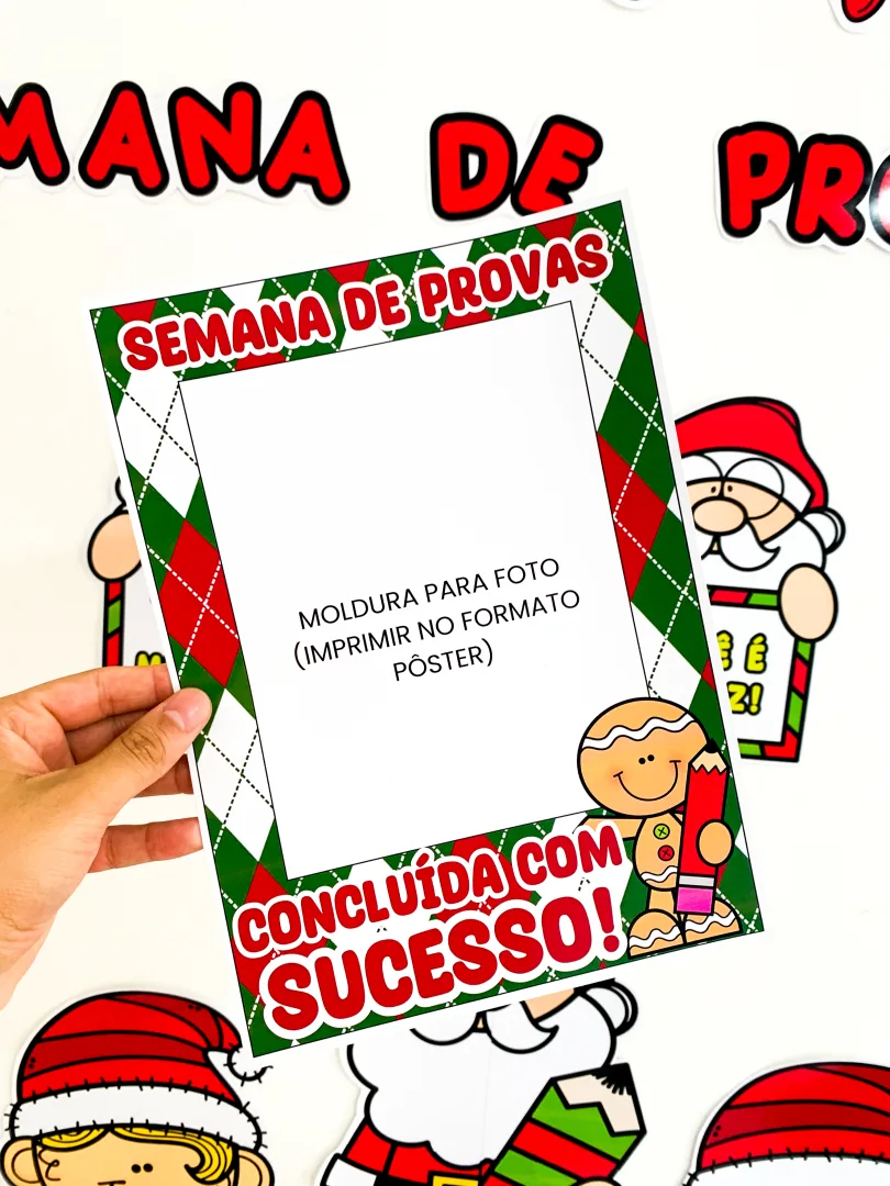 Kit Semana de Provas Natalina para Educação Infantil em PDF — imagem 3
