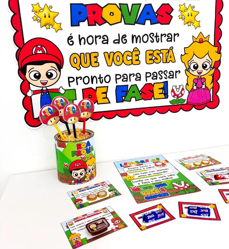 Kit Semana de Provas - Super Mário — imagem 2