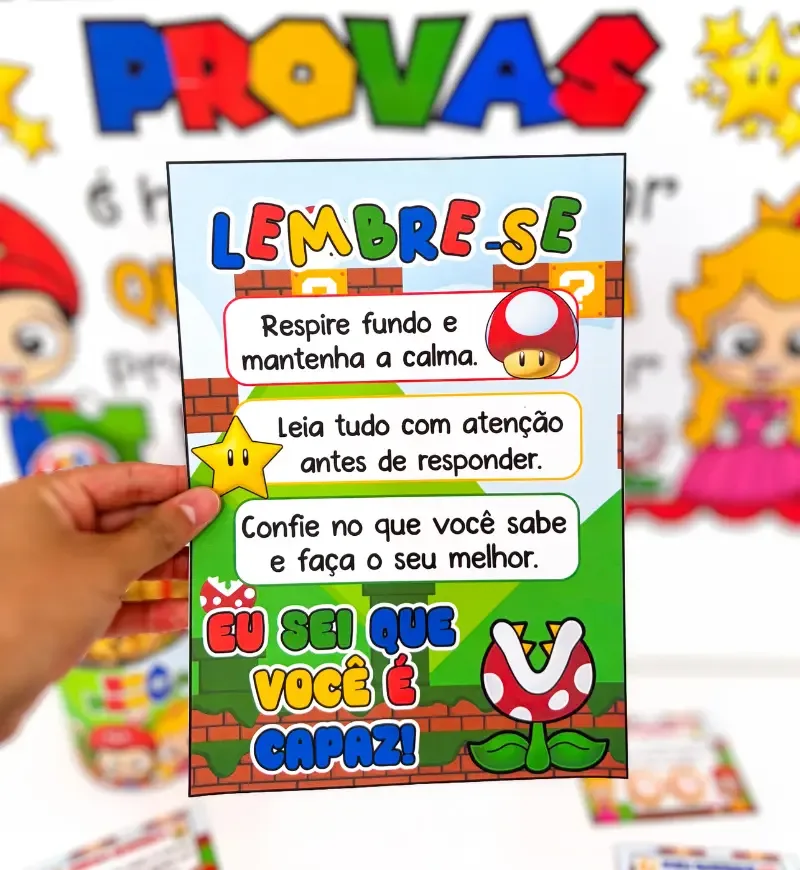 Kit Semana de Provas - Super Mário — imagem 4