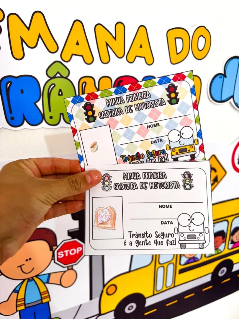🚗Kit semana do trânsito 🚘🚘  💰9,99  🚗Tudo pronto para trabalhar o tema de forma lúdica e envolvente com sua turminha — imagem 5