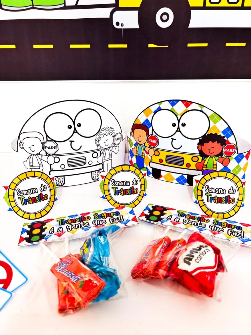 🚗Kit semana do trânsito 🚘🚘  💰9,99  🚗Tudo pronto para trabalhar o tema de forma lúdica e envolvente com sua turminha — imagem 6