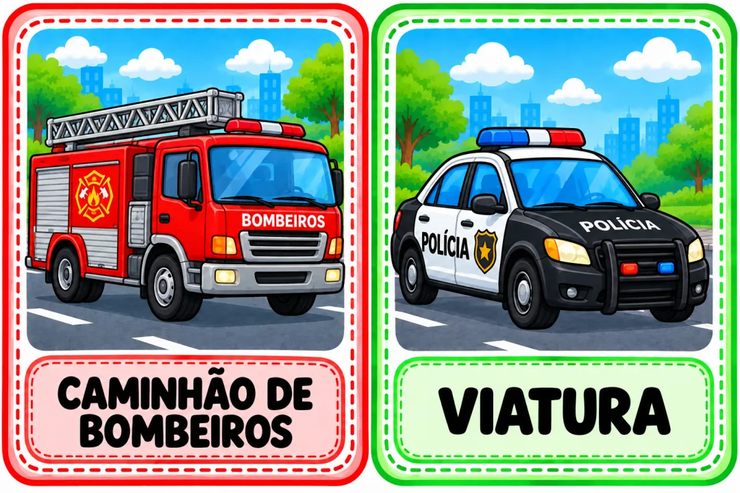 Kit Semana do Trânsito - Painel A4 e Cards - Educação Infantil — imagem 6
