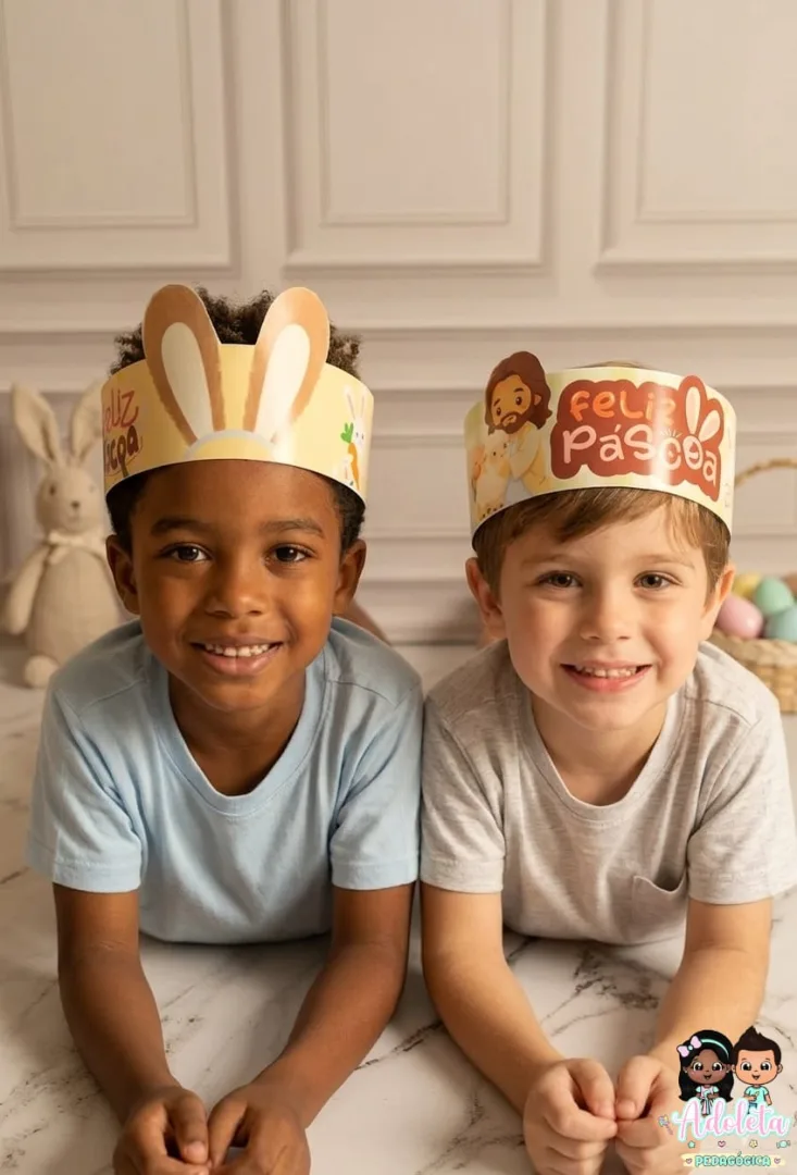 Kit Tiara+Coroa Páscoa — imagem 2