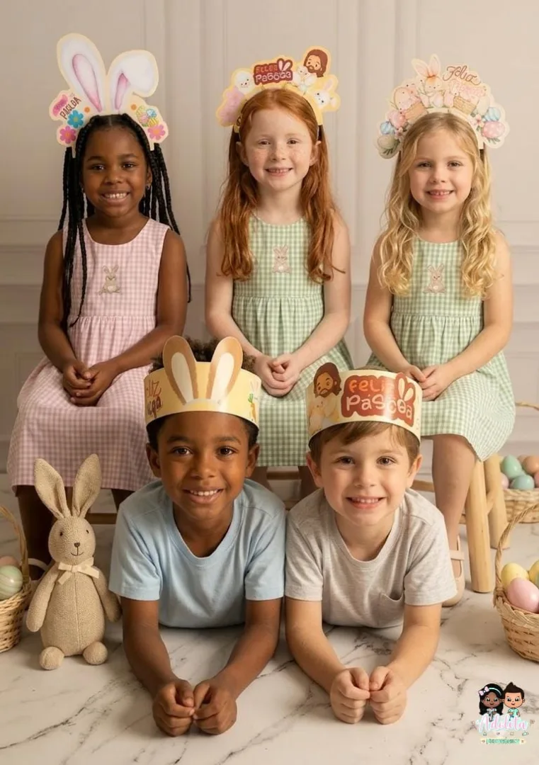 Kit Tiara+Coroa Páscoa — imagem 6