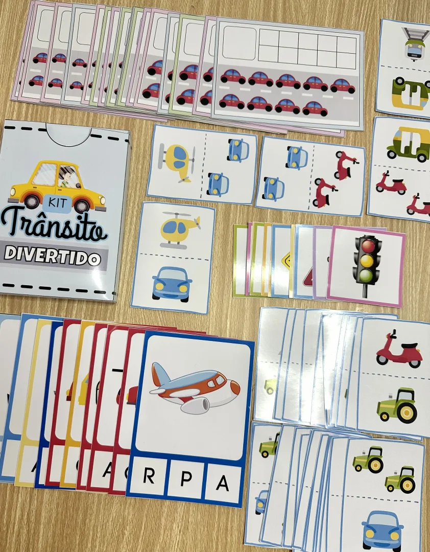 Kit Trânsito Divertido – Atividades Lúdicas para Educação Infantil — imagem 6
