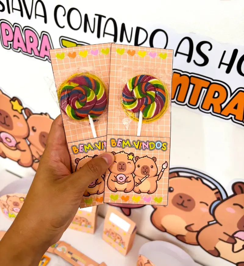Kit Volta às Aulas - Capivara Cute — imagem 2