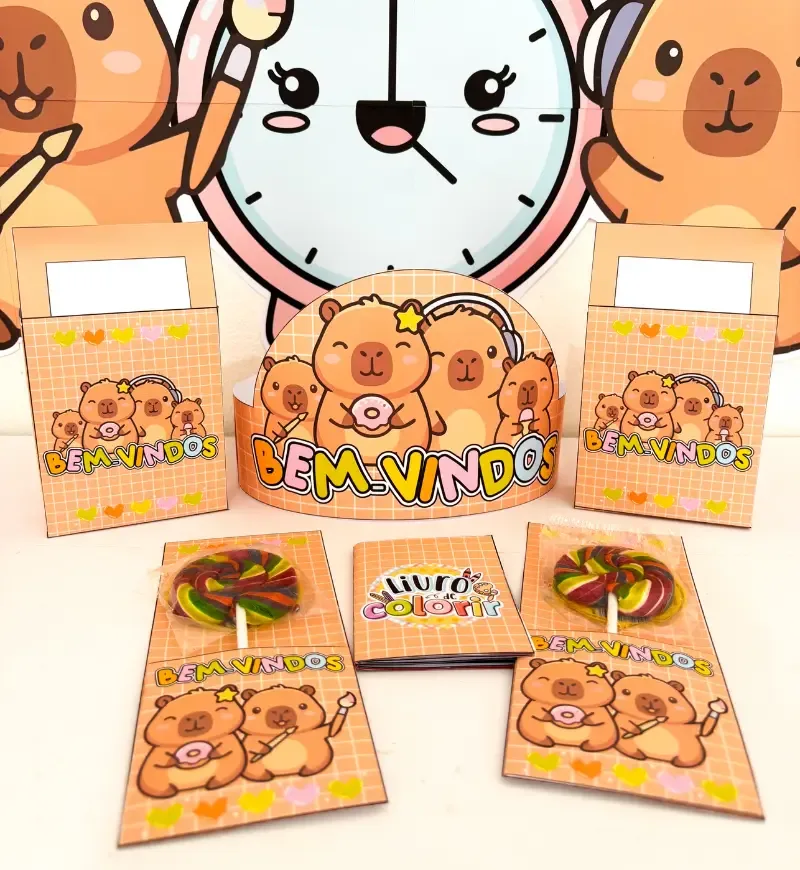 Kit Volta às Aulas - Capivara Cute — imagem 6