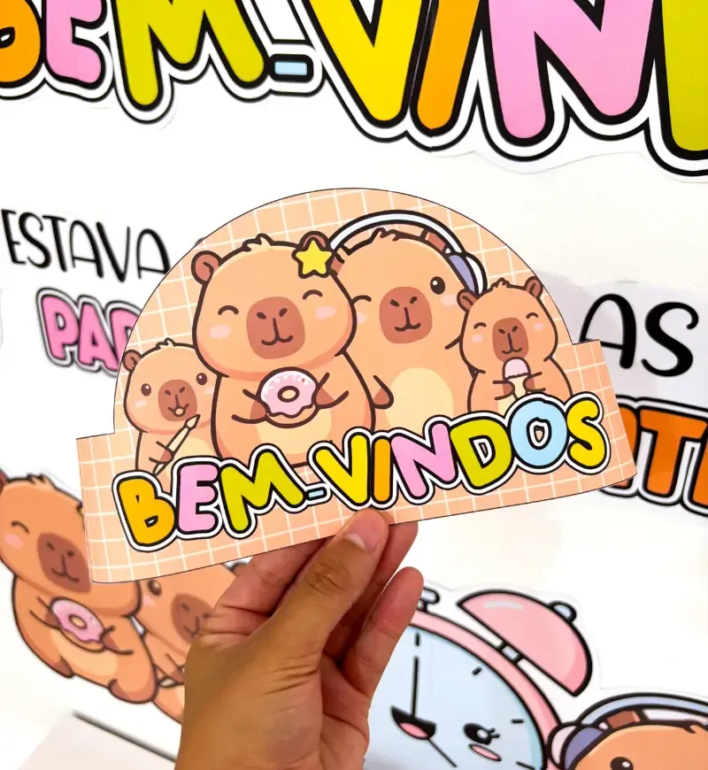 Kit Volta às Aulas - Capivara Cute — imagem 7