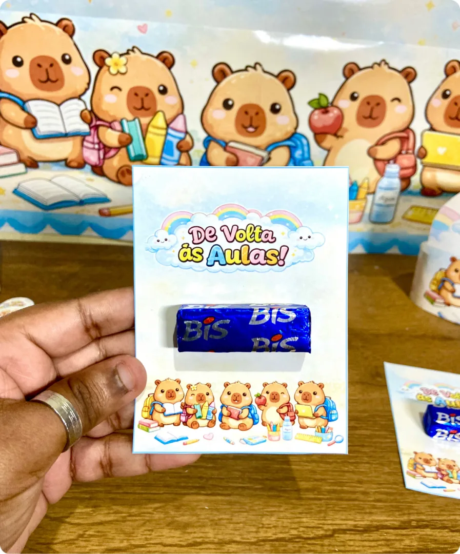 KIT VOLTA ÀS AULAS - CAPIVARAS — imagem 5