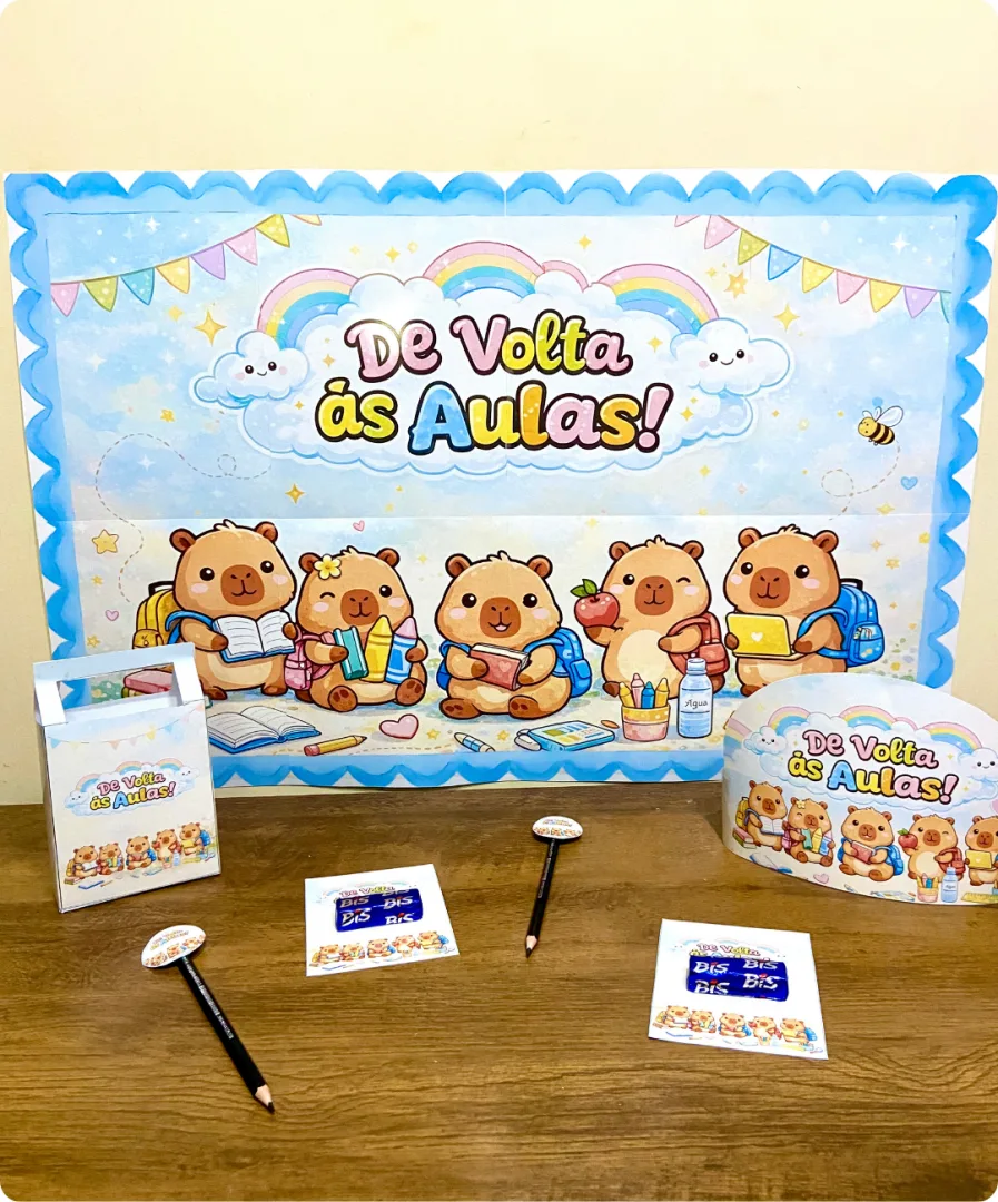 KIT VOLTA ÀS AULAS - CAPIVARAS — imagem 6