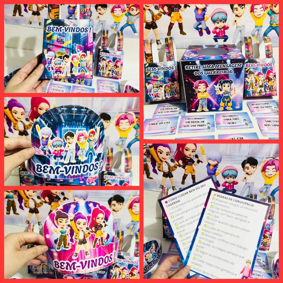 KIT VOLTA ÀS AULAS: GUERREIROS DO K-POP — imagem 2