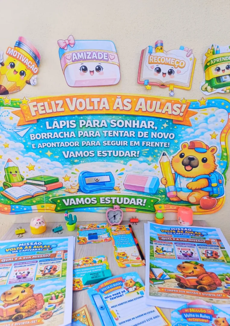 KIT VOLTA ÀS AULAS PARA EDUCAÇÃO INFANTIL: MISSÃO CAPIVARA — imagem 3