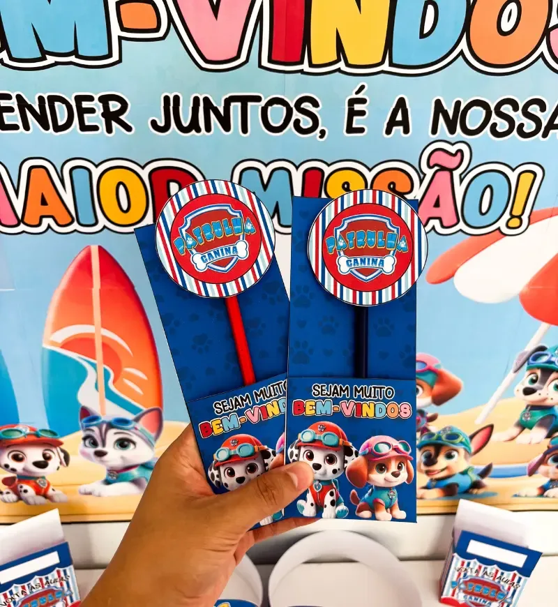 Kit Volta às Aulas - Patrulha Canina — imagem 2