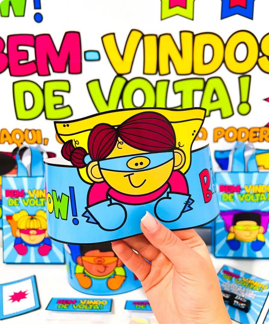 KIT VOLTA ÀS AULAS - SUPER-HERÓIS — imagem 3