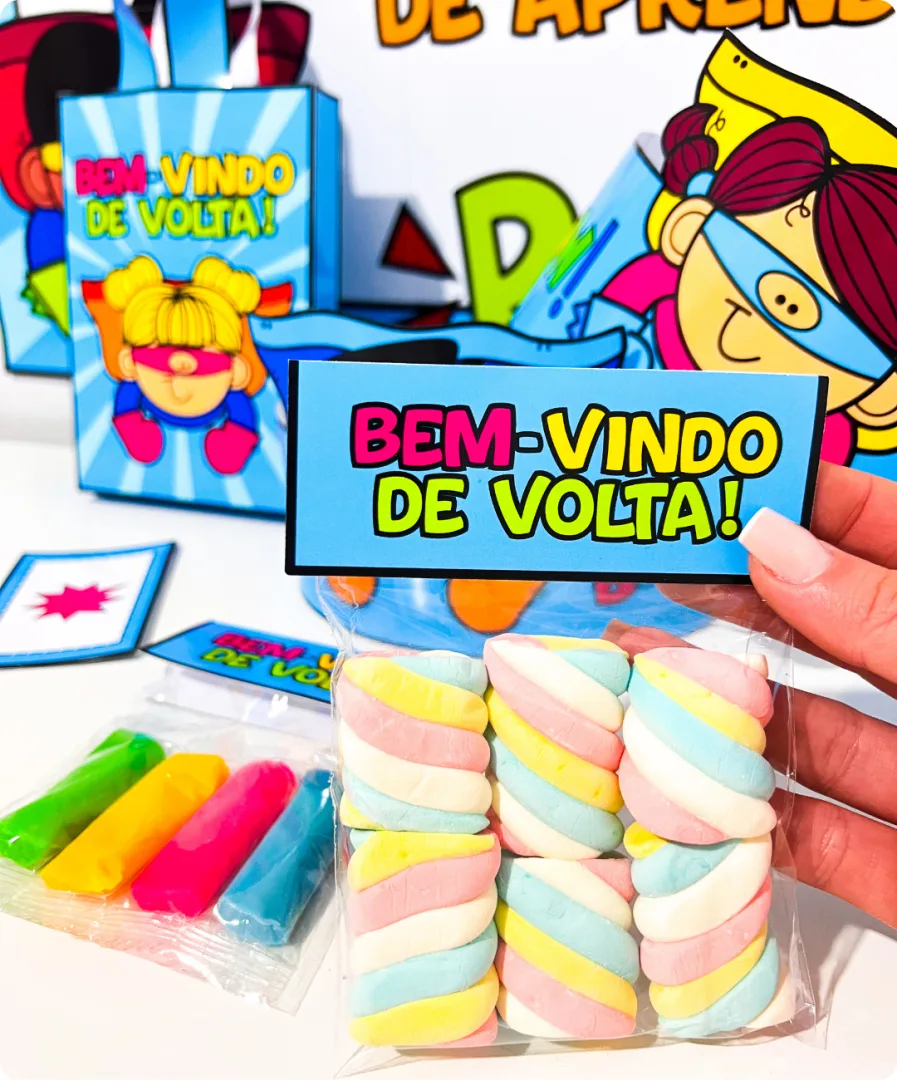KIT VOLTA ÀS AULAS - SUPER-HERÓIS — imagem 5
