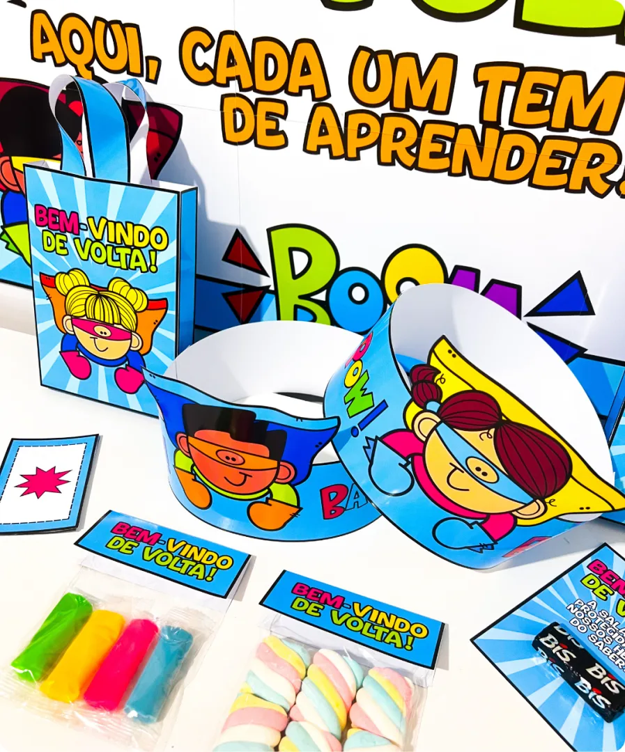 KIT VOLTA ÀS AULAS - SUPER-HERÓIS — imagem 6