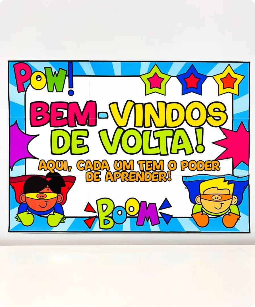 KIT VOLTA ÀS AULAS - SUPER-HERÓIS — imagem 7