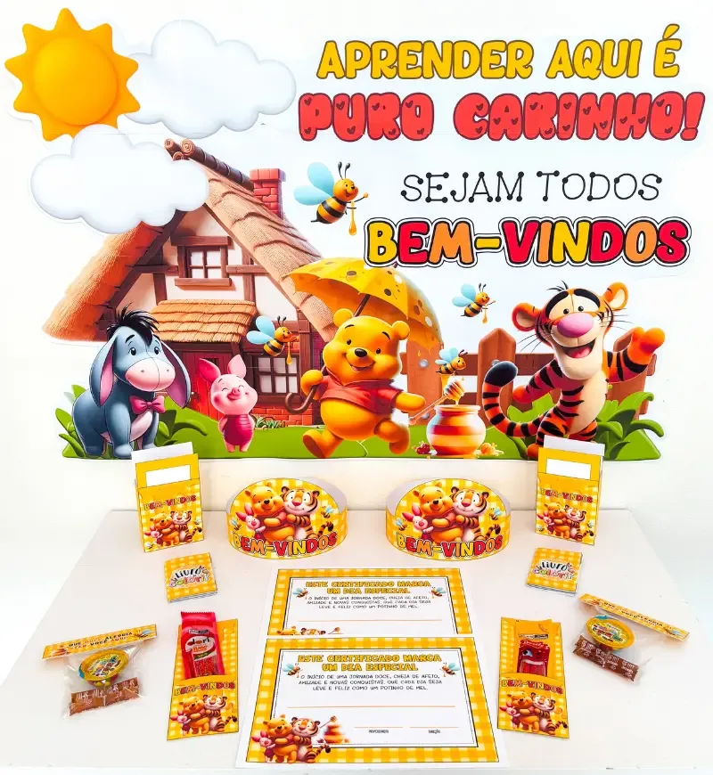Kit Volta às Aulas - Ursinho Pooh — imagem 2
