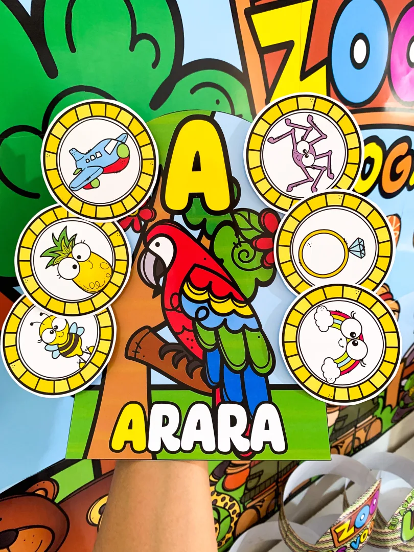 Kit Zoo das vogais — educação infantil — imagem 3