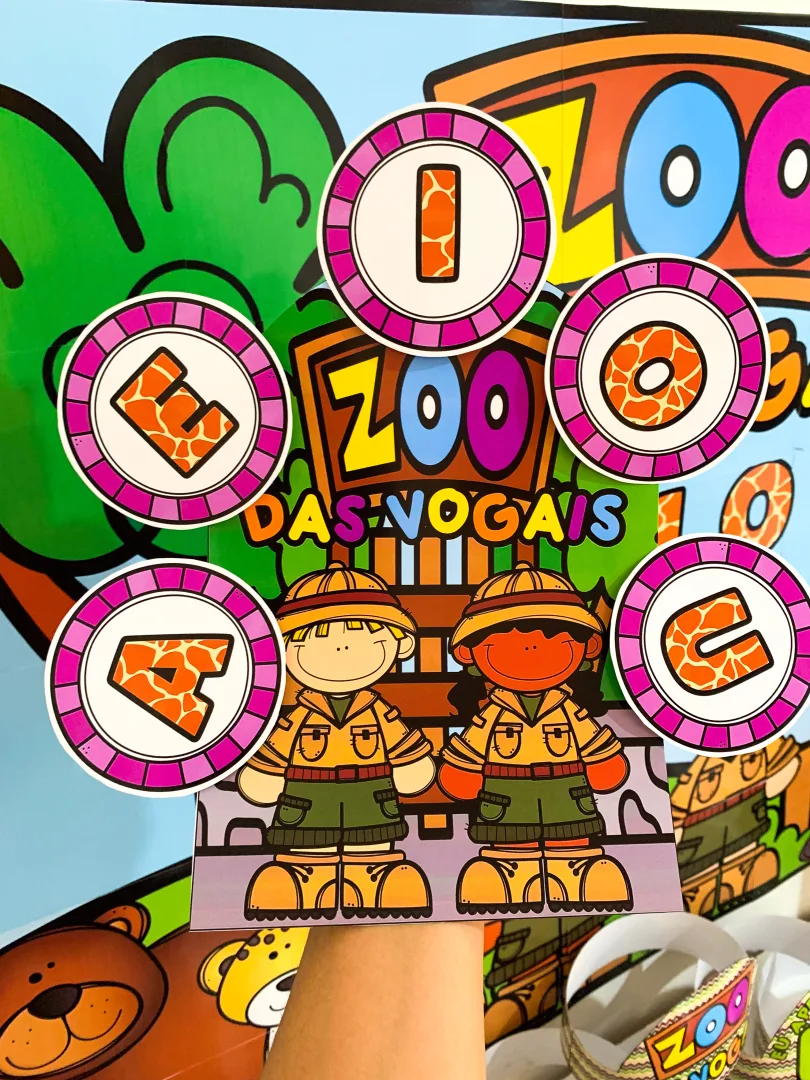 Kit Zoo das vogais — educação infantil — imagem 4
