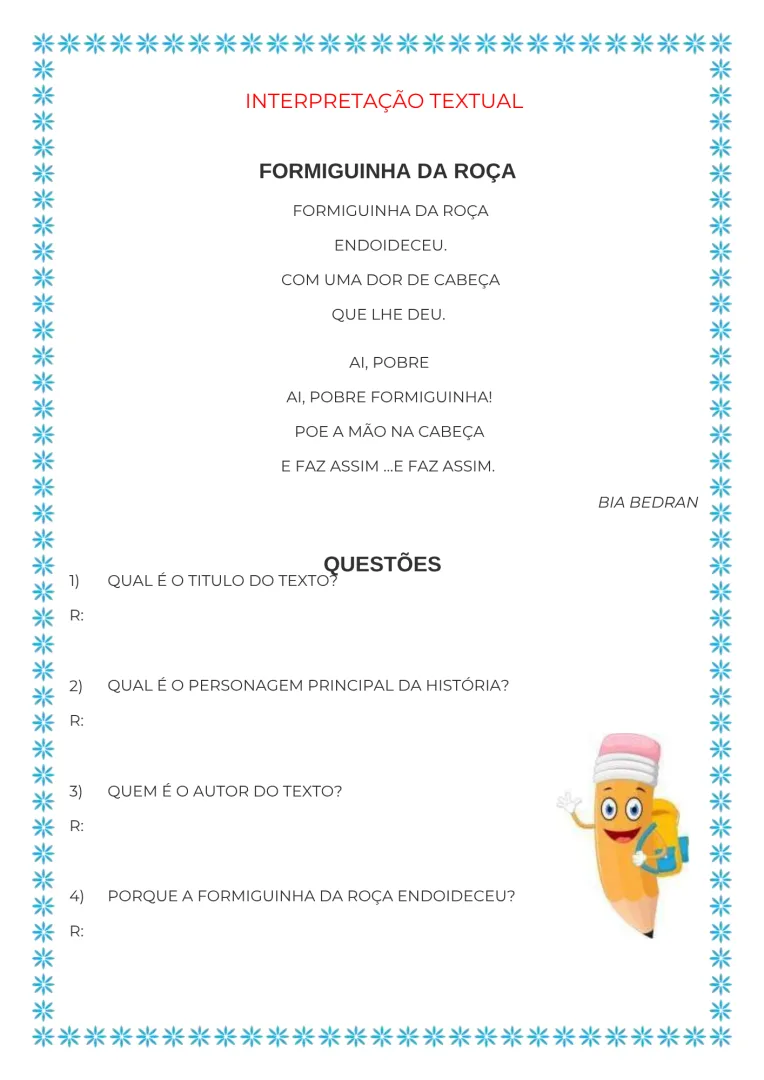 Textos Diversos com Interpretação 1º e 2º Ano- PDF para Download — imagem 4