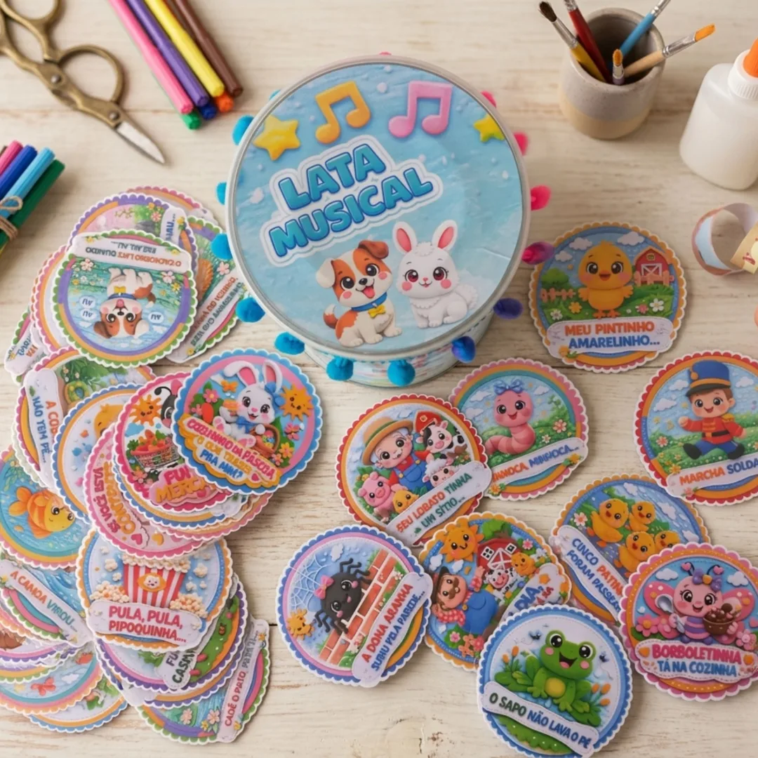 Lata Musical 1 - Kits de Educação Infantil - Arquivo Digital — imagem 3