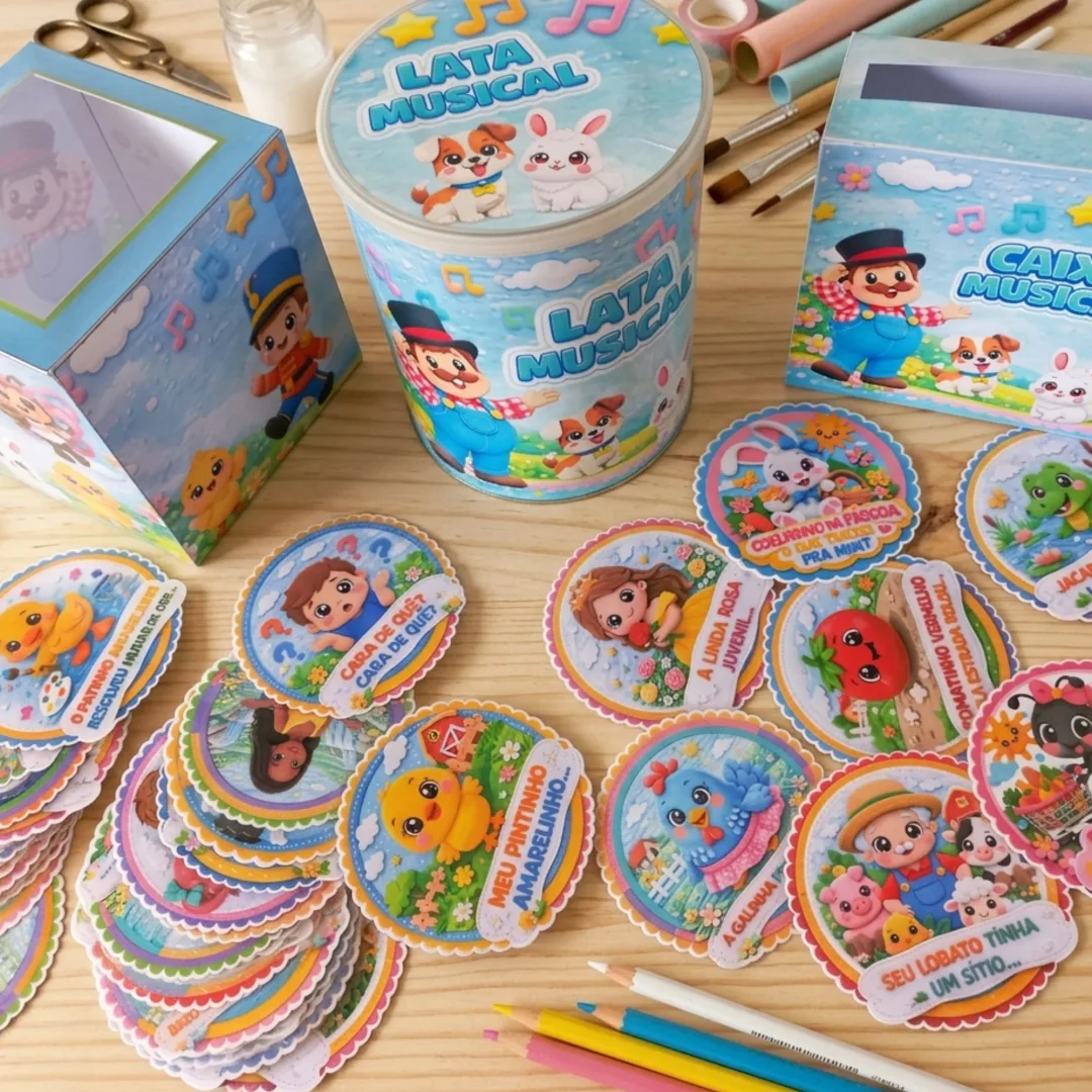 Lata Musical 1 - Kits de Educação Infantil - Arquivo Digital — imagem 5