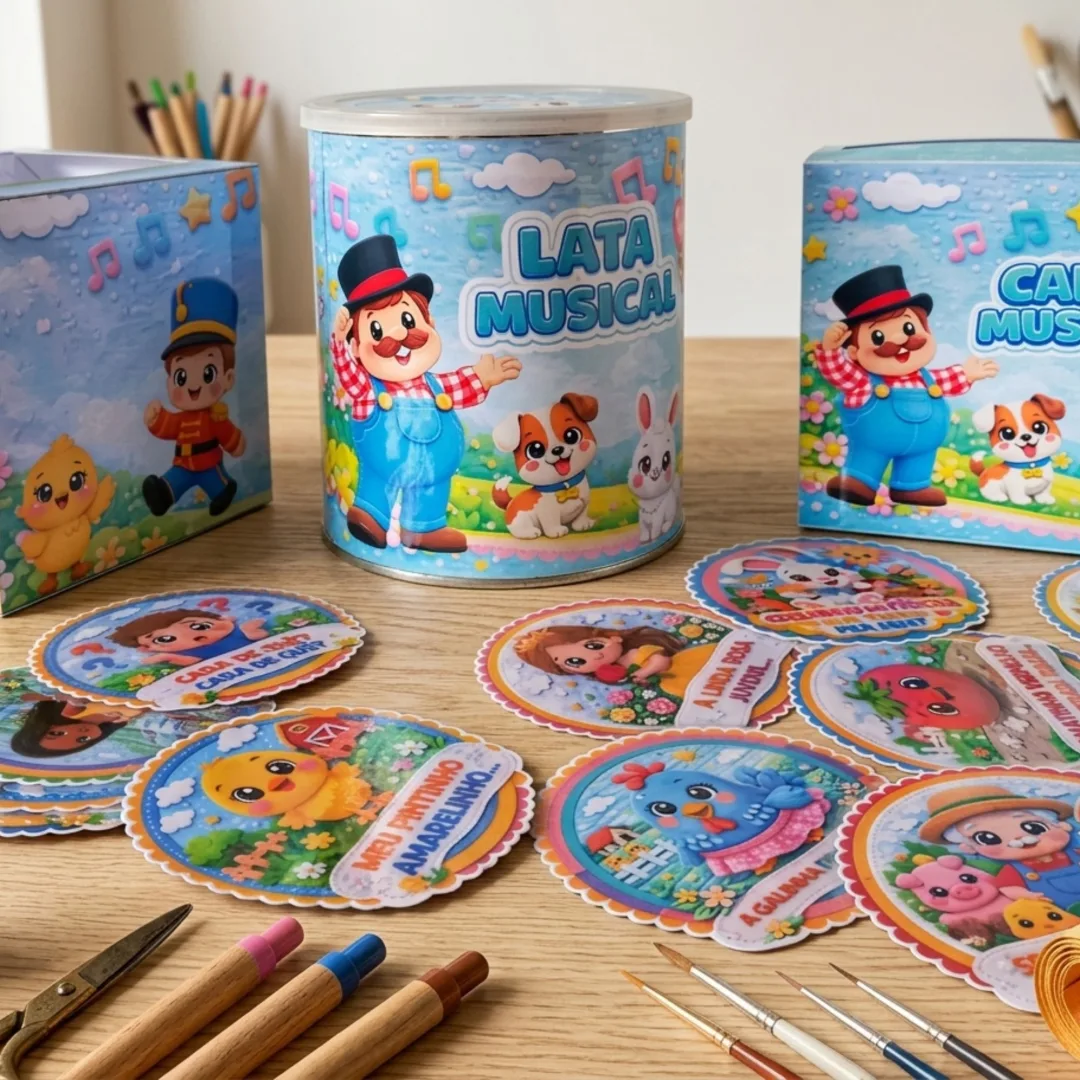 Lata Musical 1 - Kits de Educação Infantil - Arquivo Digital — imagem 6