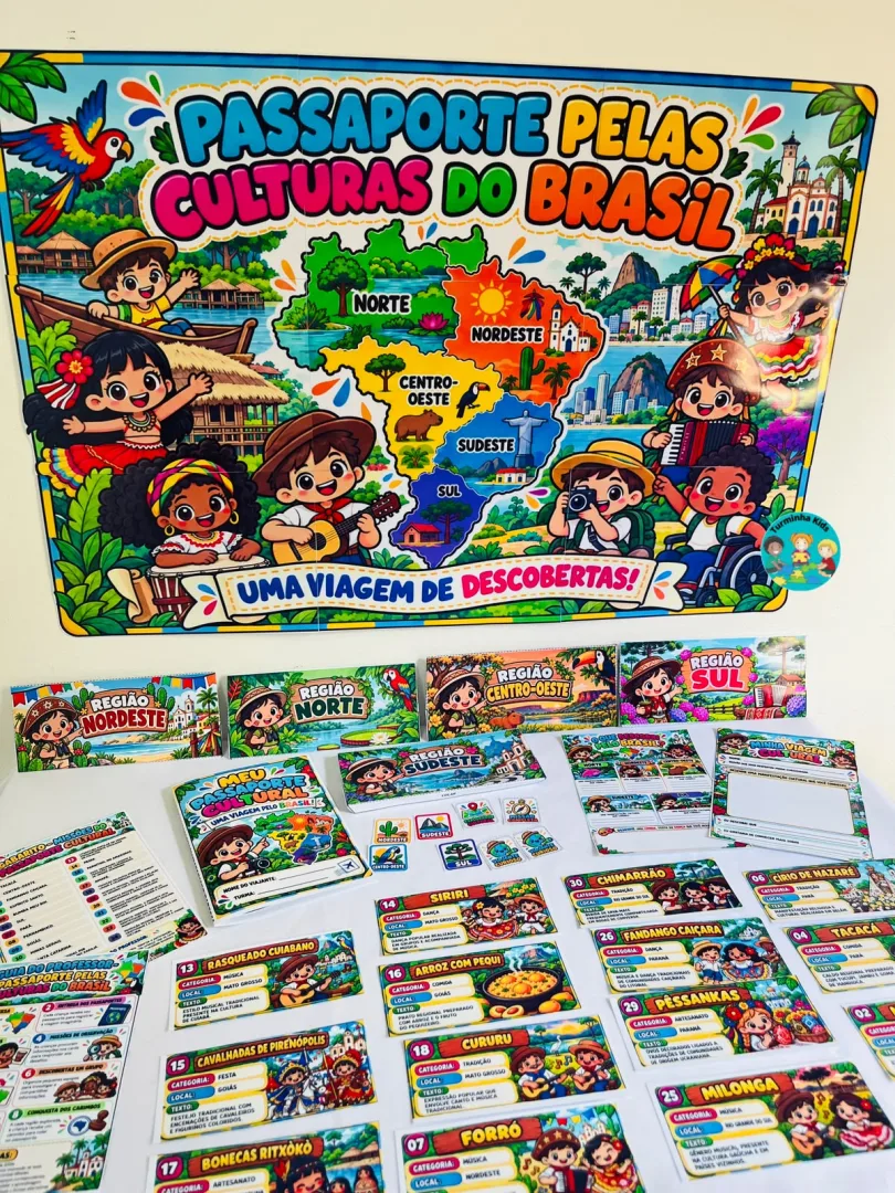 L 🌎🇧🇷 PASSAPORTE PELAS CULTURAS DO BRASIL ✈🌈 💰8,00 ✨ UMA VIAGEM DE DESCOBERTAS, APRENDIZAGENS E MUITA DIVERSÃO! Que — imagem 2