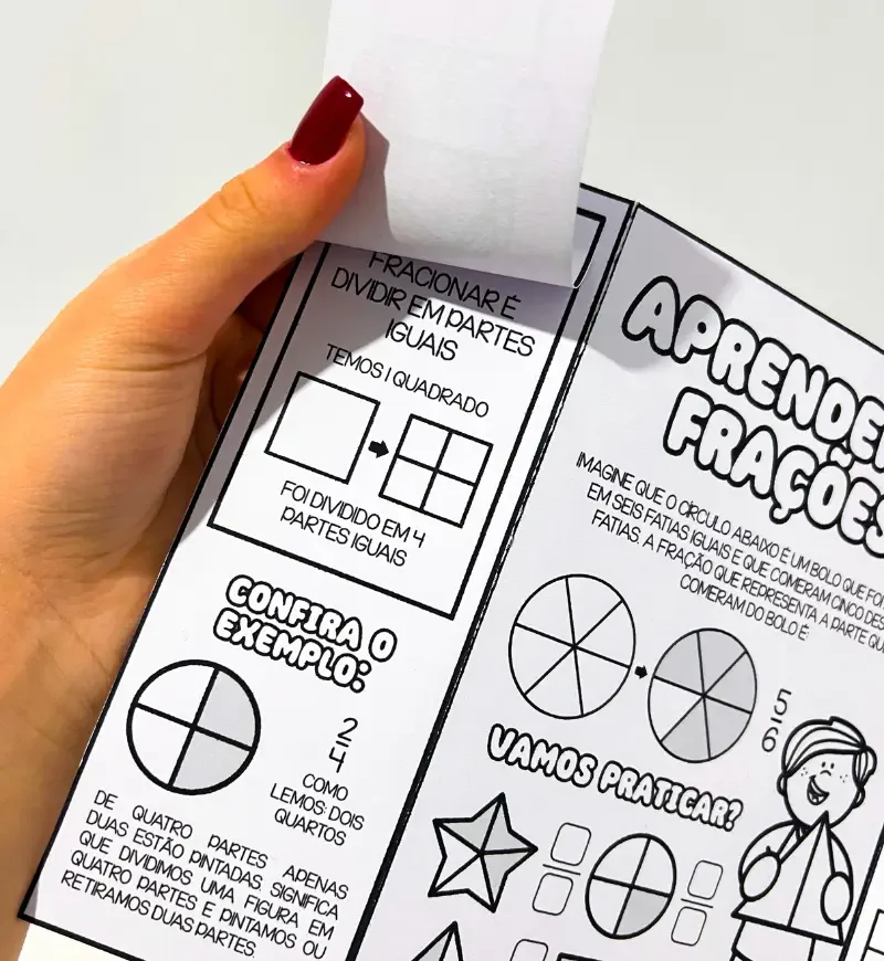 Lapbook Aprendendo Frações — imagem 4