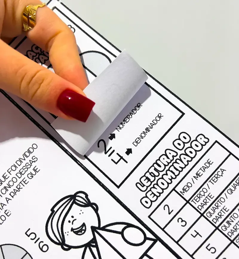 Lapbook Aprendendo Frações — imagem 5